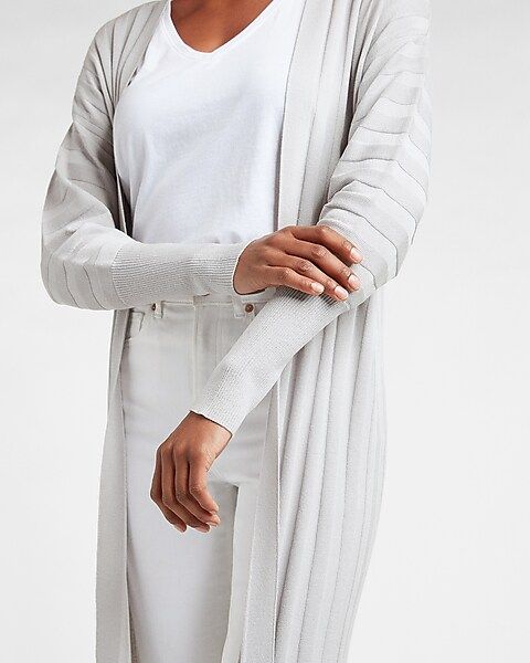 Ribbed Duster Cardigan | Express