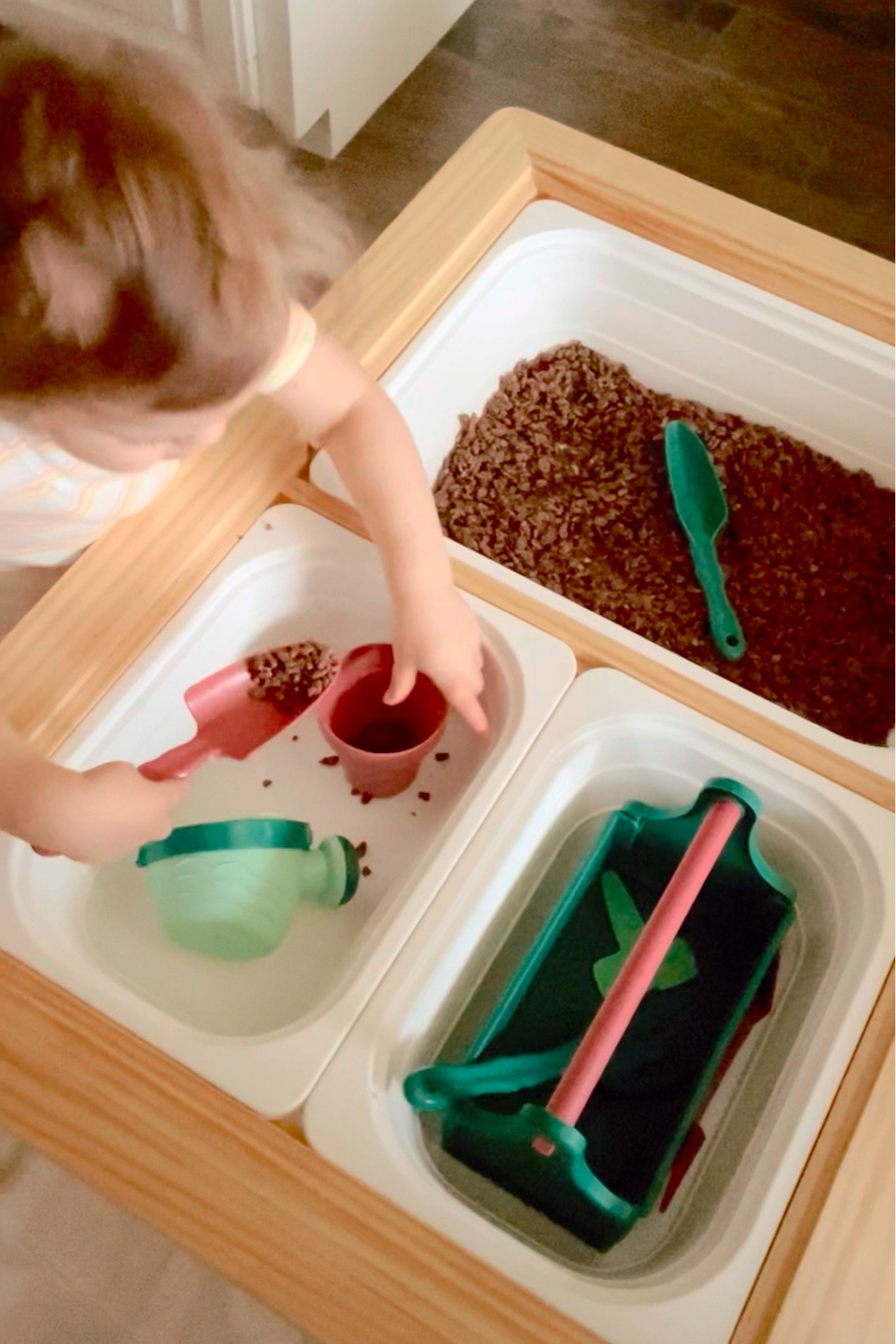 Sensory table activity 
Montessori sensory table 
Gardening toddler tools 
Amazon toddler finds


#LTKKids