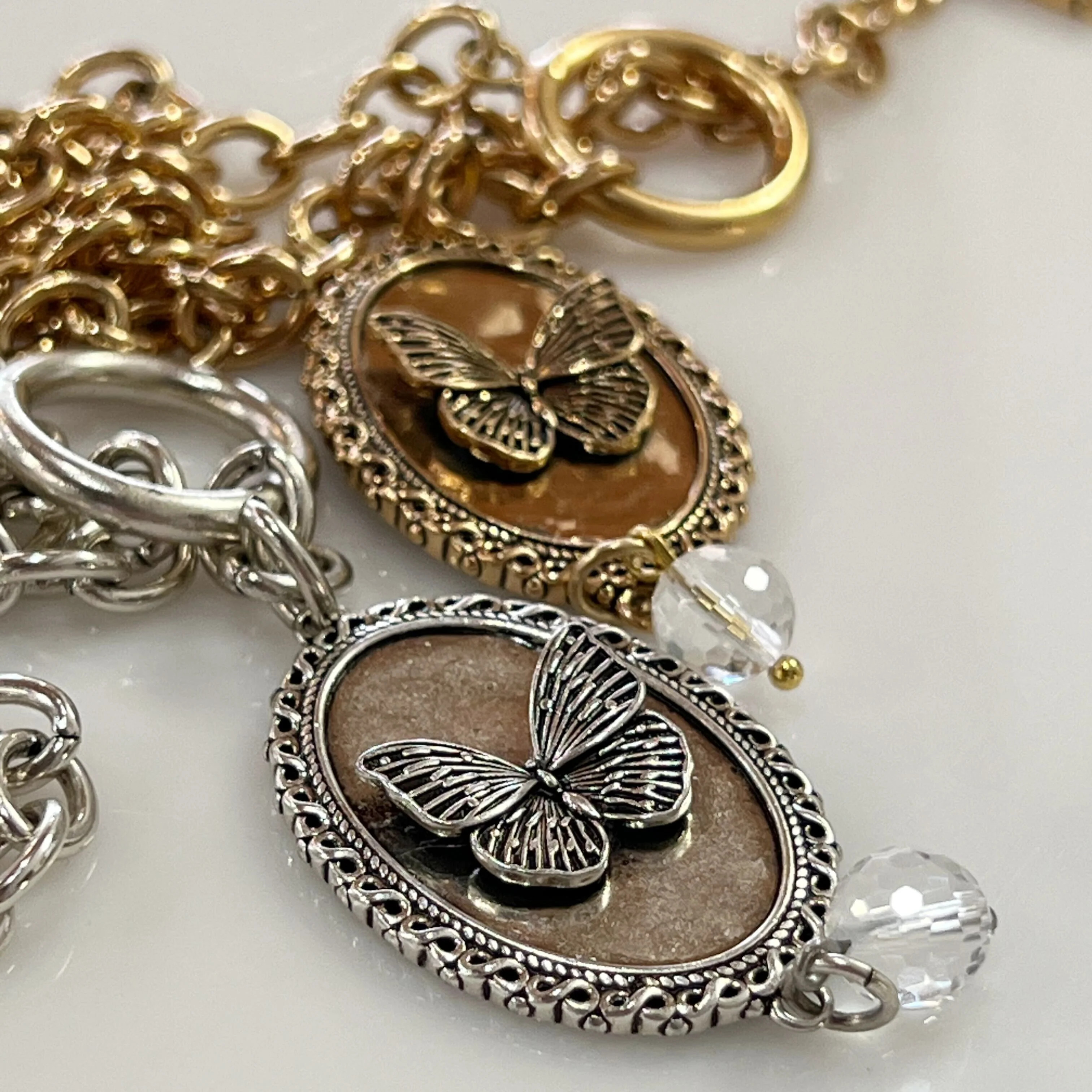 She Believed She Could Butterfly Choker Necklace | Katia Designs