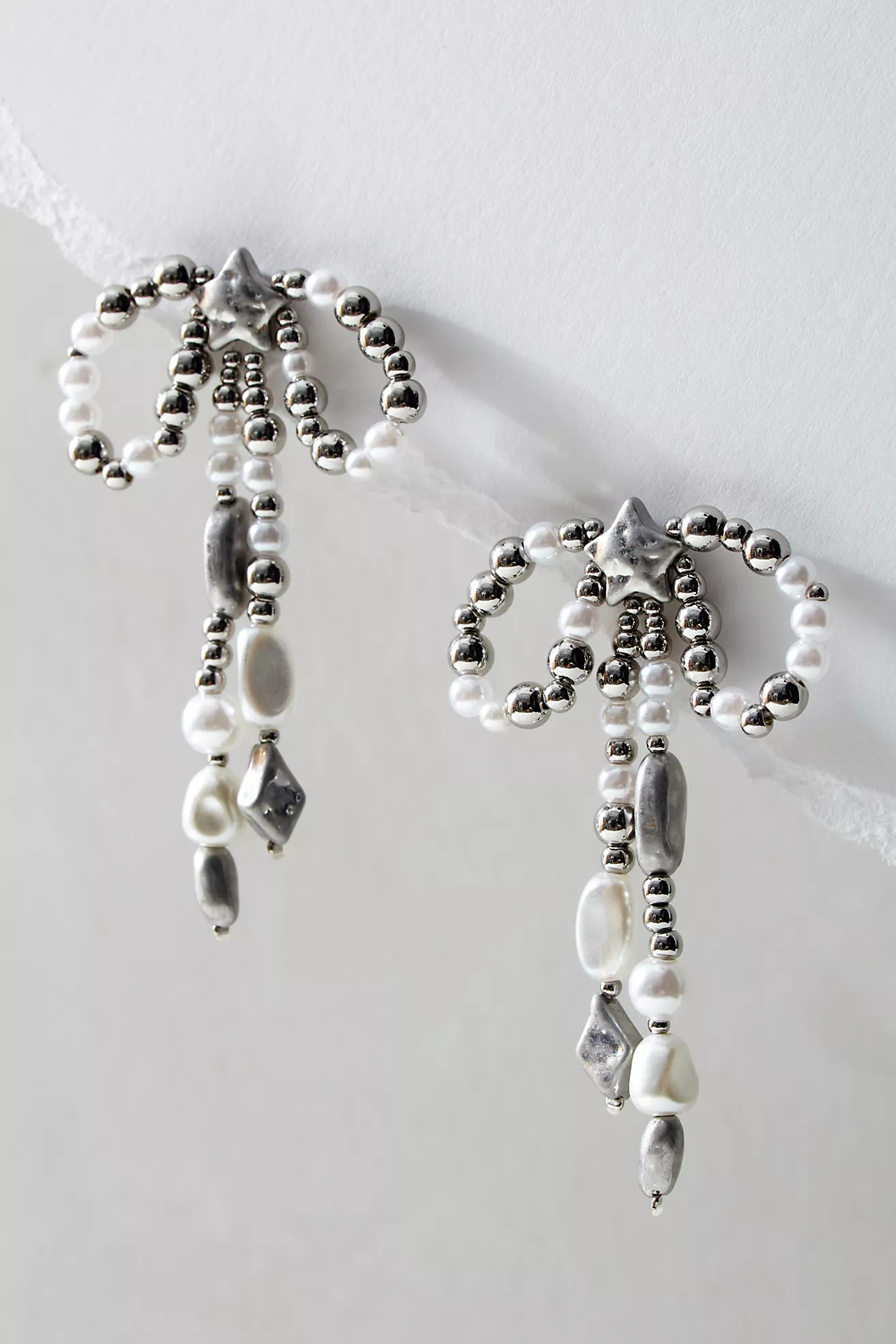 Prim And Proper Bow Dangle Earrings | Free People (Global - UK&FR Excluded)