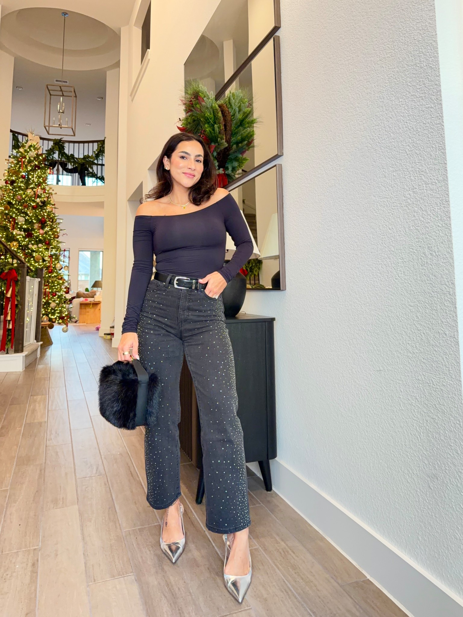 Nye simple fit. Top small, jeans size 0 #walmartstyle 

New Year’s Eve outfit, petite style, Walmart finds 

#LTKFindsUnder50 #LTKHoliday #LTKPetite