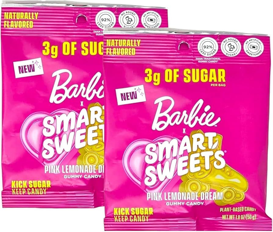 (Pack of 2) Pink Lemonade Dream Gummy Candy, Low Sugar, Low Calorie, No Artificial Sweeteners, Pl... | Amazon (US)