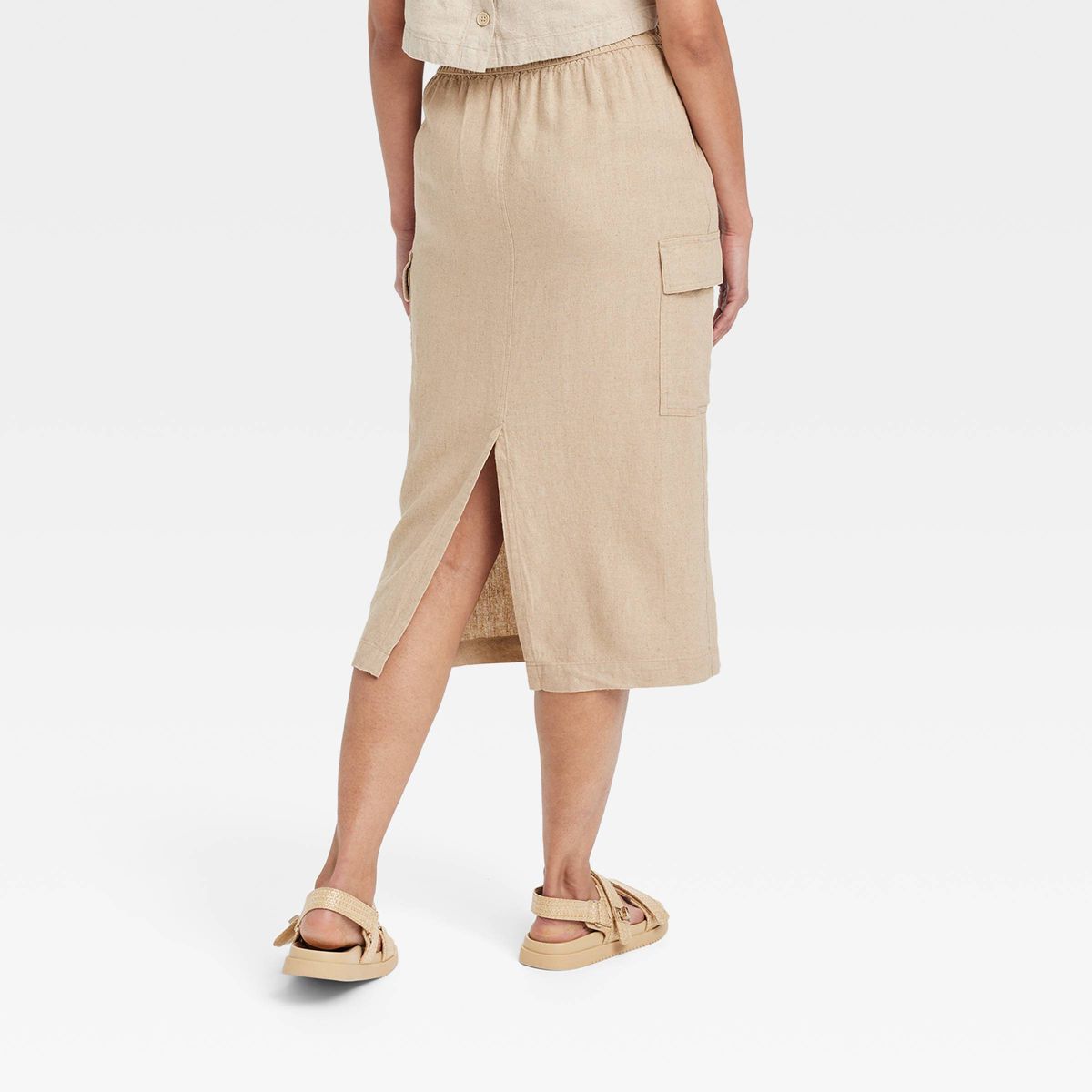 Women's Linen Midi Skirt - A New Day™ | Target