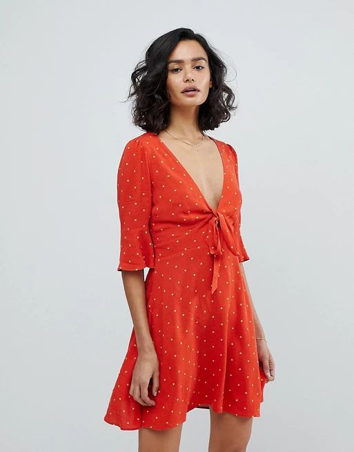 Free People All Yours Spot Mini Dress | ASOS UK