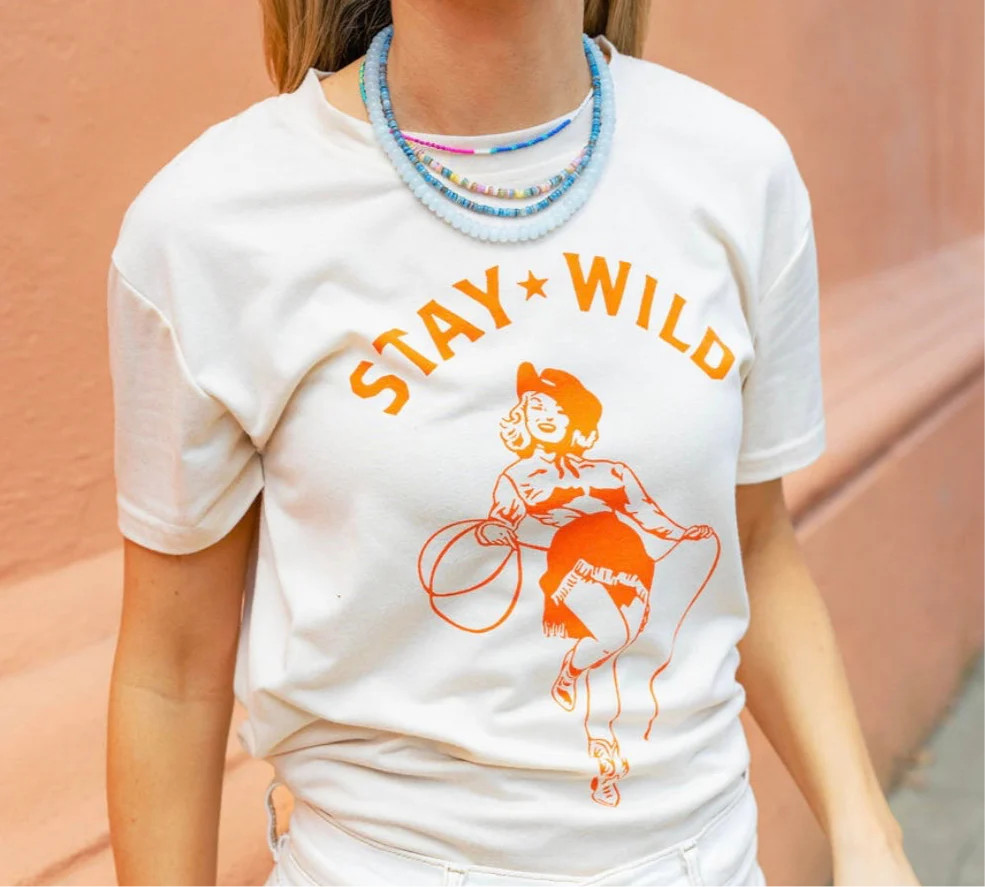 Stay Wild T-Shirt | Erin McDermott Jewelry