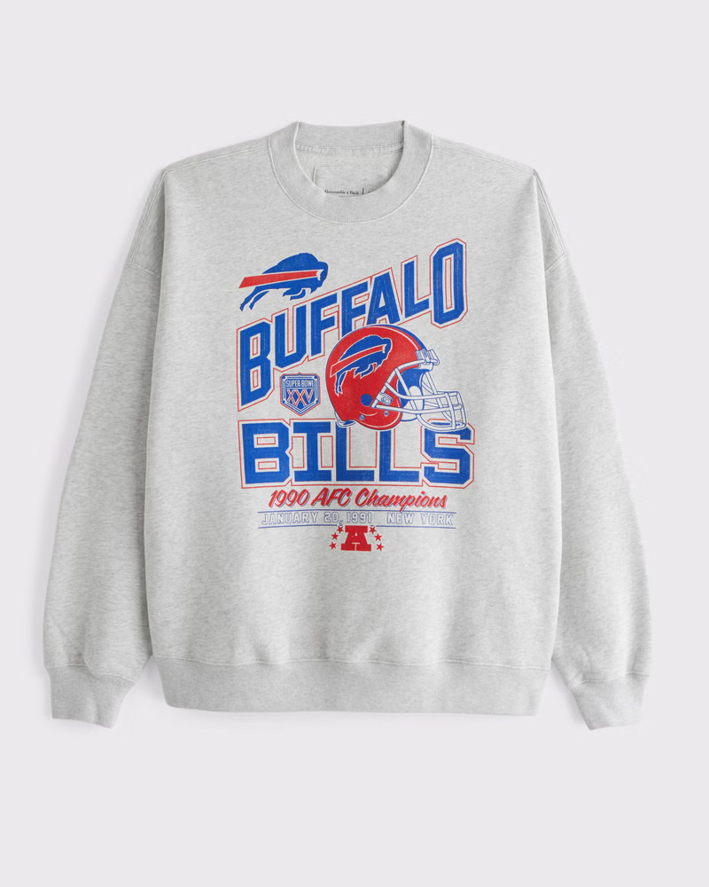 Buffalo Bills Graphic Crew Sweatshirt | Abercrombie & Fitch (US)