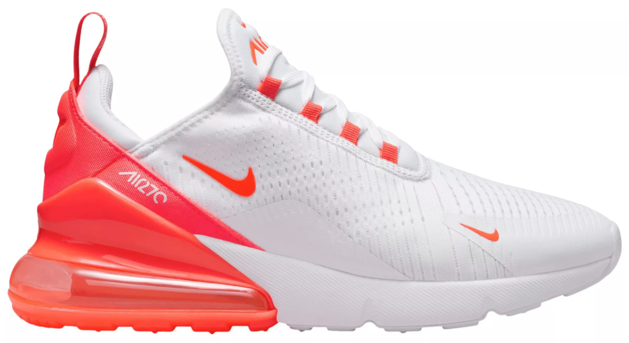 Nike Women's Air Max 270 Shoes, Size 7.5, White/Bright Crimson | Going Going Gone