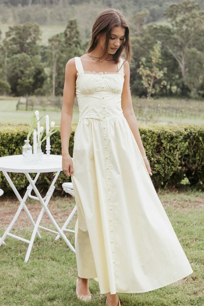 Bellus Maxi Dress - Yellow | Petal & Pup (US)