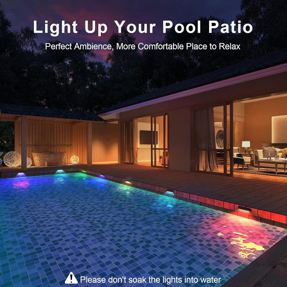 Matte Black Solar Powered Integrated LED Step Light Kit (Set of 8) | Wayfair North America