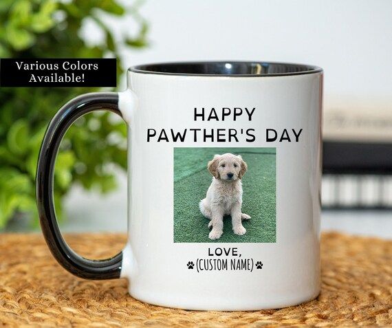 Dog Dad Mug Dog Dad Gift Pawther's Day Mug | Etsy | Etsy (US)