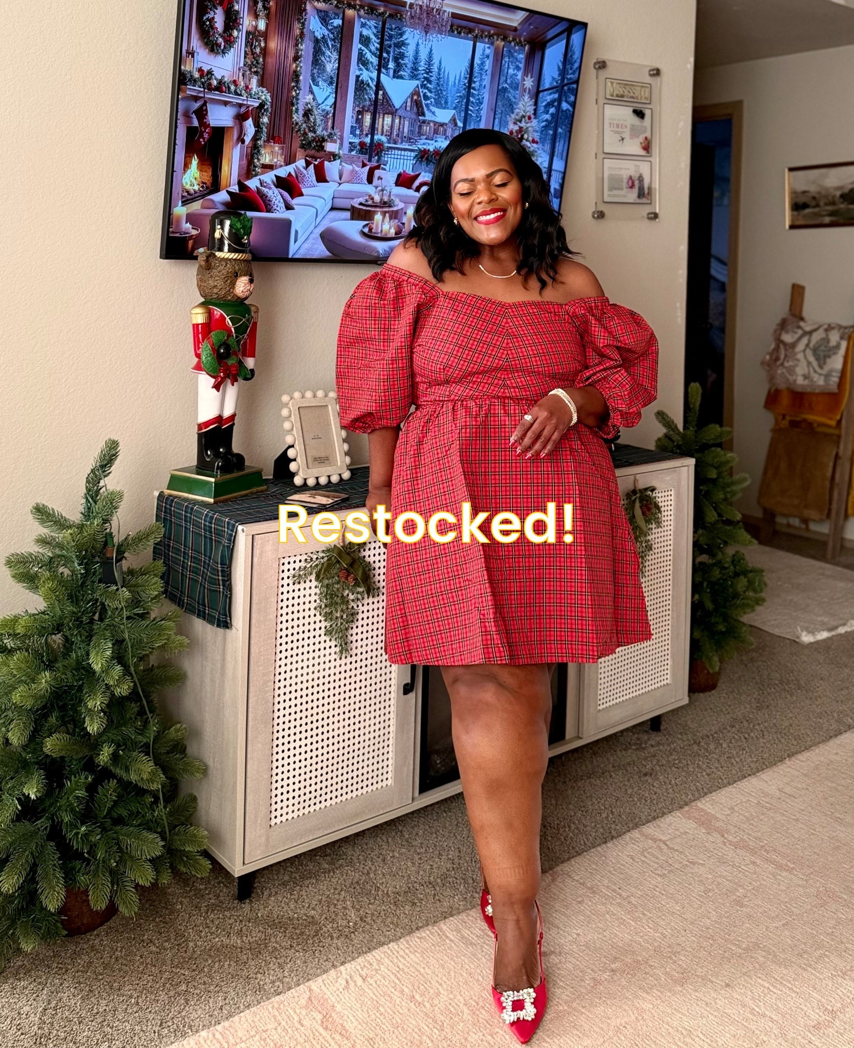 This old navy tartan plaid mini has been restocked and just in time for Christmas! 

#LTKMidsize #LTKgrwm #LTKHoliday