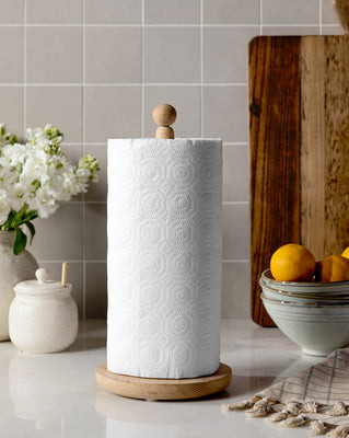 Oak Paper Towel Holder | McGee & Co. (US)