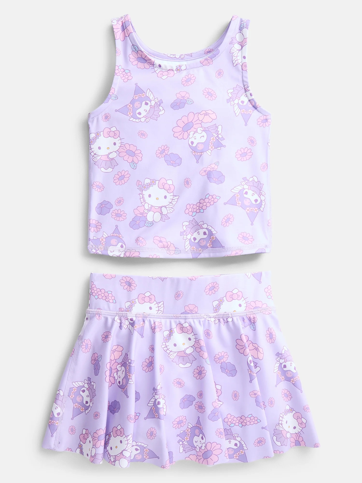 Hello Kitty and Friends Toddler Girls' Active Tank Top and Skort Set, 2-Piece, Sizes 12M-5T | Walmart (US)