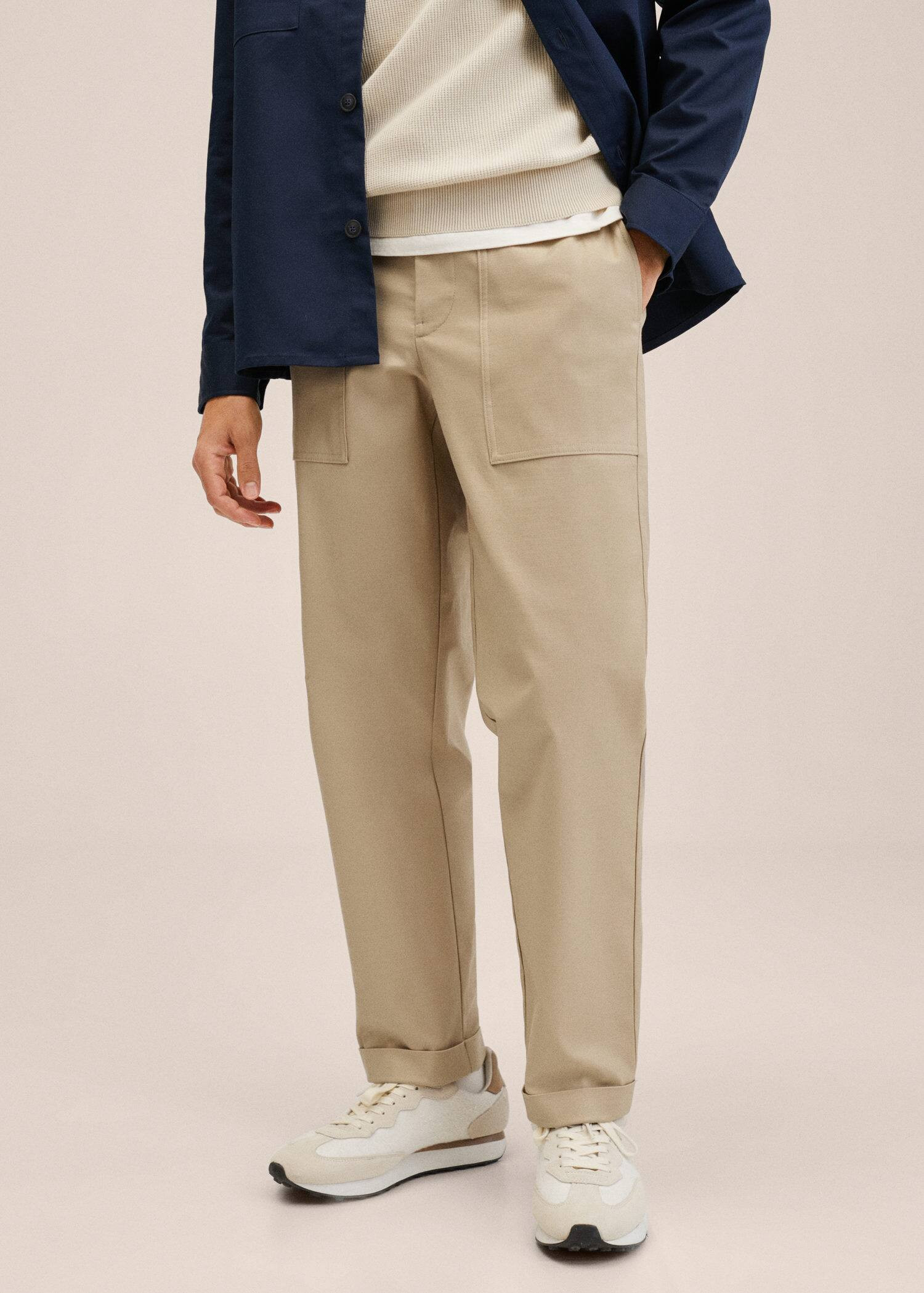 Pocket cotton pants | MANGO (US)