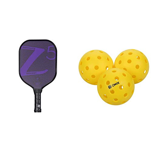 ONIX Graphite Z5 Graphite Carbon Fiber Pickleball Paddles with Cushion Comfort Pickleball Paddle Grip + Onix Pure 2 Outdoor Pickleball Balls | Amazon (US)