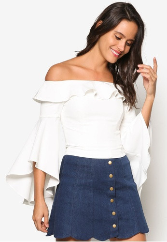 Mica Ruffle Top | Zalora (SG)