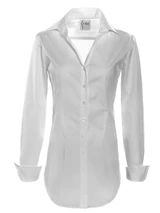 Kaylynn Tunic Solid White | Finley Shirts