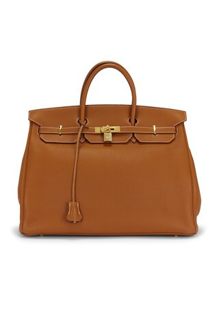Hermes Togo Birkin 40 Handbag in Brown | FWRD 