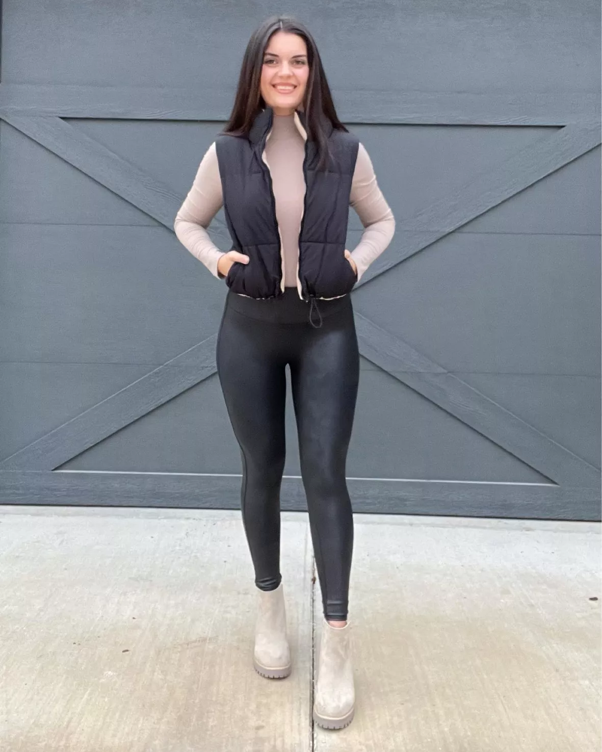Women's Spanx Faux Leather Leggings curated on LTK