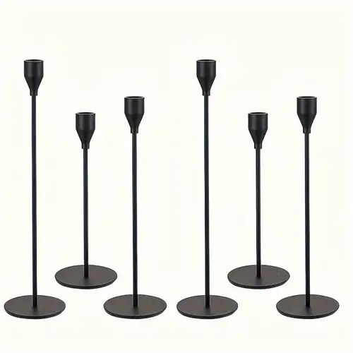 Matte Black Golden Taper Candle Holders for Candles And Led - Temu | Temu Affiliate Program