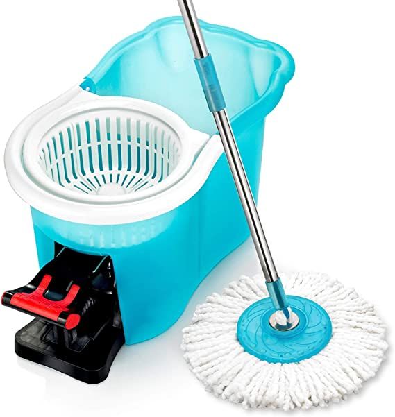 Hurricane Spin Mop Home Cleaning System by BulbHead, Floor Mop with Bucket Hardwood Floor Cleaner | Amazon (US)