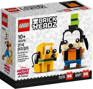 LEGO BrickHeadz - Goofy y Pluto (40378) | Amazon (FR)