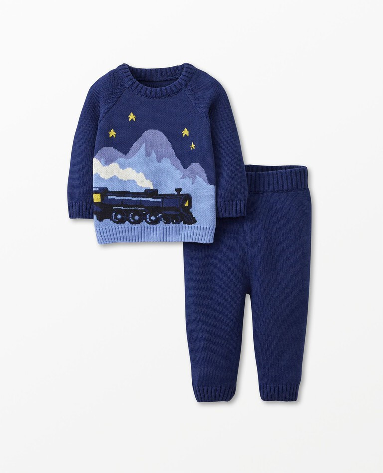 Warner Bros™ The Polar Express Baby Sweater & Pants Set | Hanna Andersson