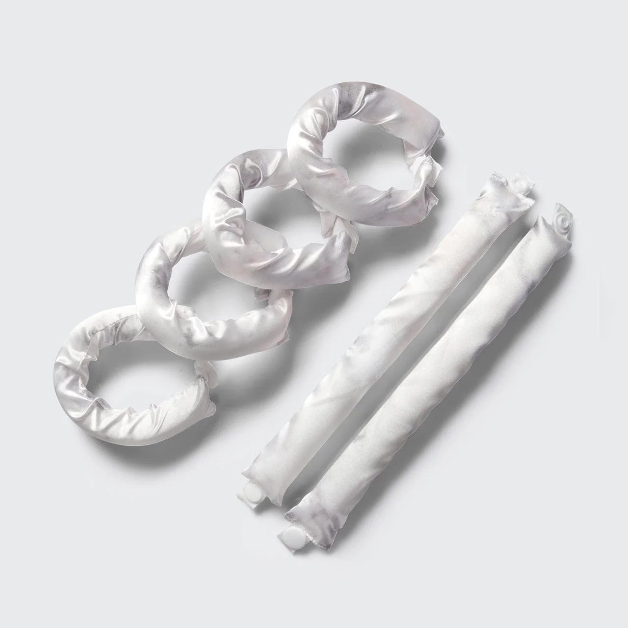 Pillow Soft Curlers: Satin Heatless 6pc Soft Marble | KITSCH | Kitsch
