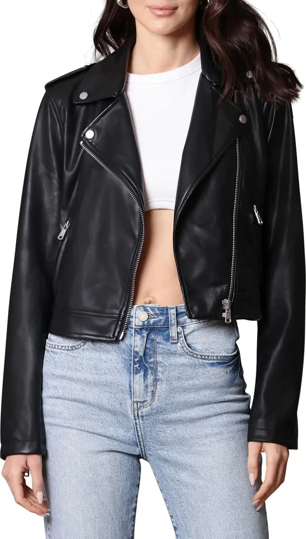 Avec Les Filles Faux-Ever Leather™ Essential Biker Jacket | Nordstrom | Nordstrom