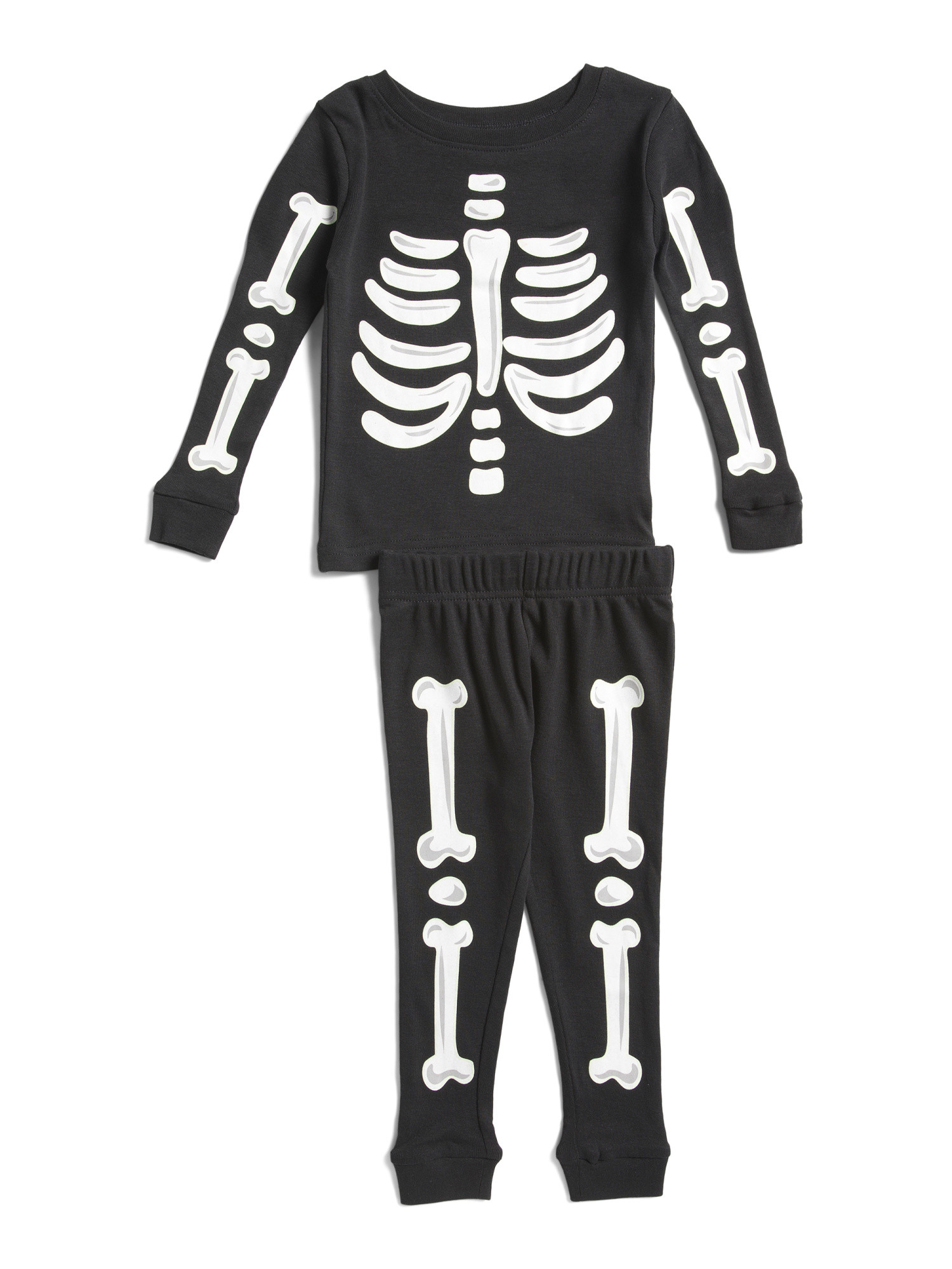 Toddler 2pc Glow In The Dark Skeleton Sleep Set | Toddler Girls (2t-5t) | Marshalls | Marshalls