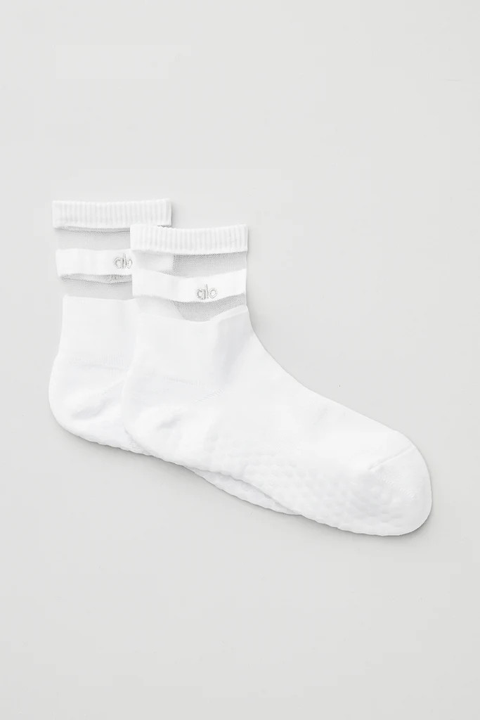 Women's Pulse Grip Sock - White | Alo Yoga (US)