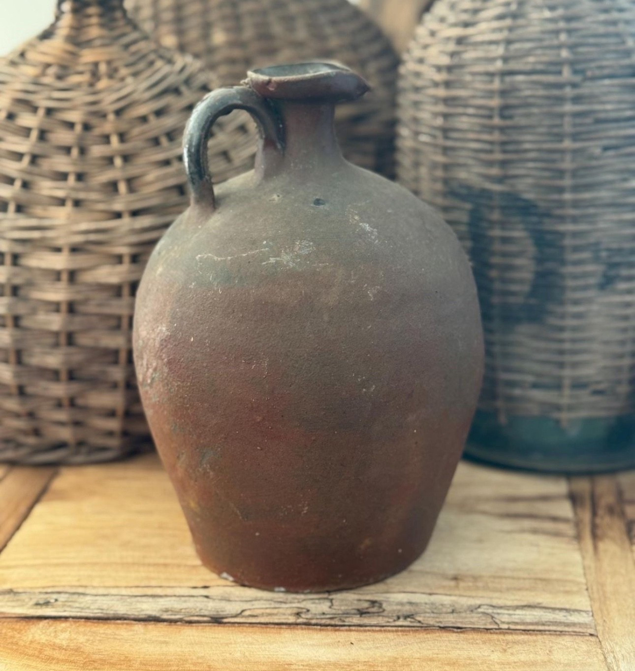 A true French antique oil jug—rich patina, earthy tones, and timeless form.
One of those pieces that instantly makes a space feel collected, not styled.

#LTKHome #LTKSeasonal