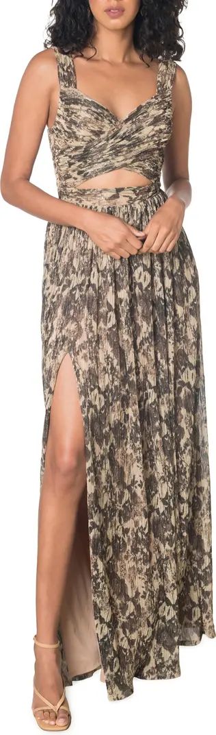 Dress the Population Mirabella Cutout Evening Gown | Nordstrom | Nordstrom