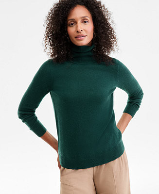 Women's 100% Cashmere Turtleneck Sweater, Macy's Exclusive | Macy's