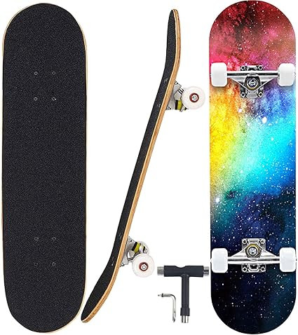 Geelife Pro Complete Skateboards for Beginners Adults Youths Teens Kids Girls Boys 31"x8" Skate B... | Amazon (US)