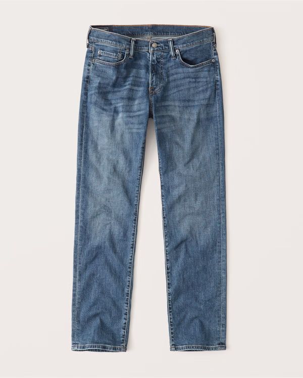 Men's Straight Jeans | Men's 30% Off Select Styles | Abercrombie.com | Abercrombie & Fitch (US)