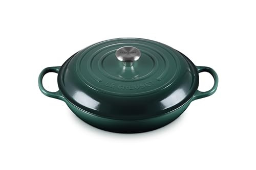 Le Creuset Enameled Cast Iron Signature Braiser, 3.5 qt., Artichaut | Amazon (US)