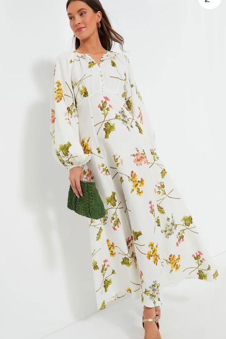 Beautiful botanical dress. Perfect for church, vacation and baby showers  

#LTKSeasonal #LTKstyletip