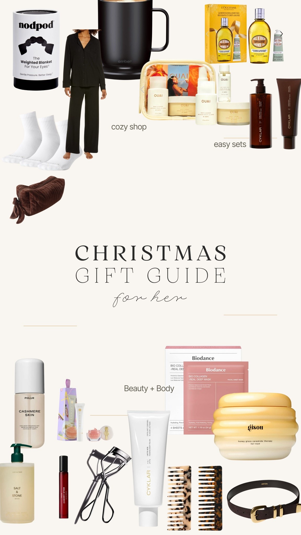 Simple little luxuries that she will actually USE

Perfect stocking stuffers her 