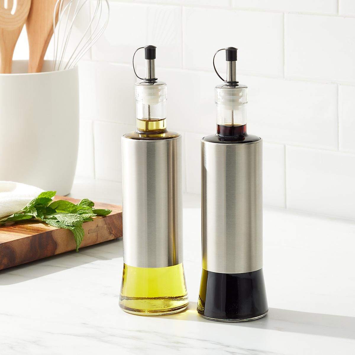 Trudeau Oil Bottles Set of 2 | The Container Store