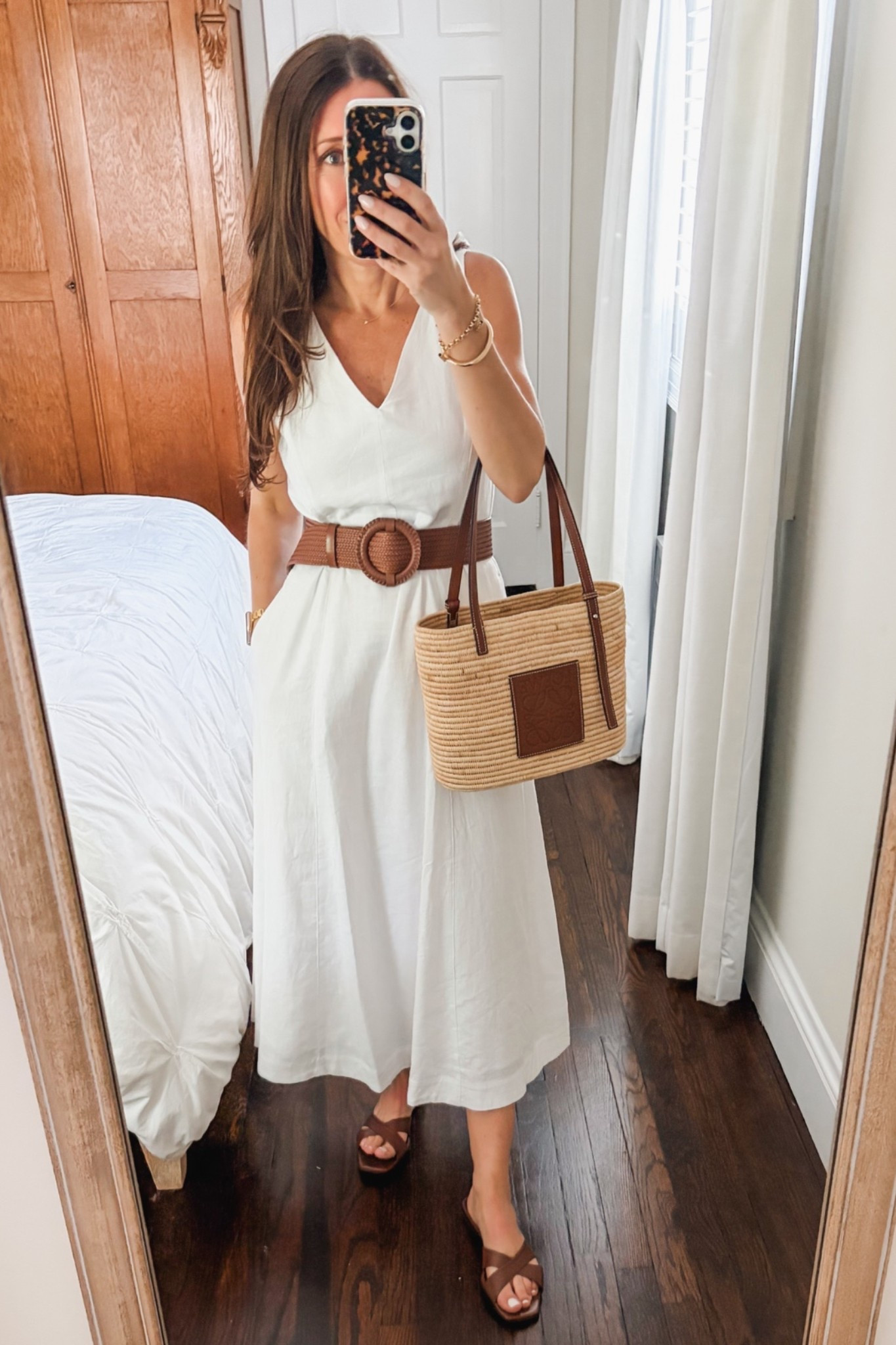 European travel dress or brunch dress. These sandals are so comfortable! Summer dress.

#LTKTravel #LTKOver40 #LTKSaleAlert