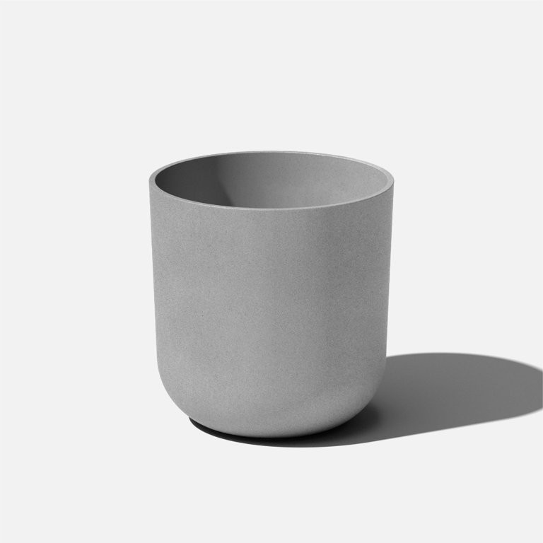 Veradek Mason Series Kona 15" Plastic-Stone Planter - Gray | Walmart (US)