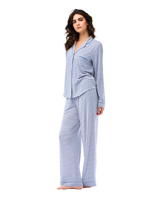 GAP Women's 2-Piece Long Sleeve Sleepwear Set - Macy's | Macy's