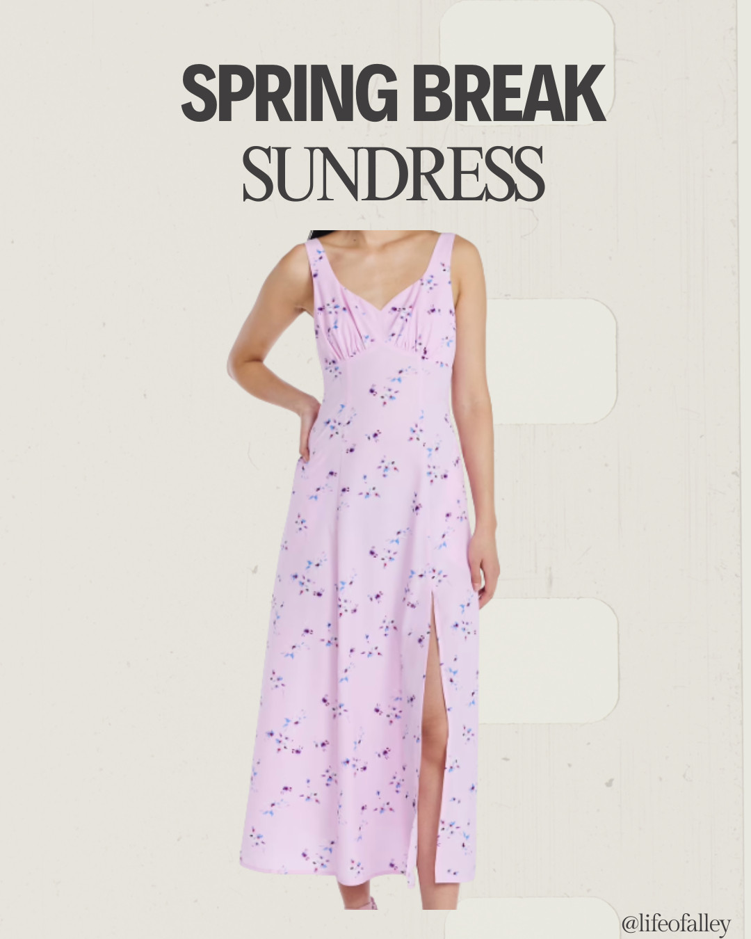 Affordable spring break sundress!  

 #LTKSpringSale #LTKootd #LTKOver40