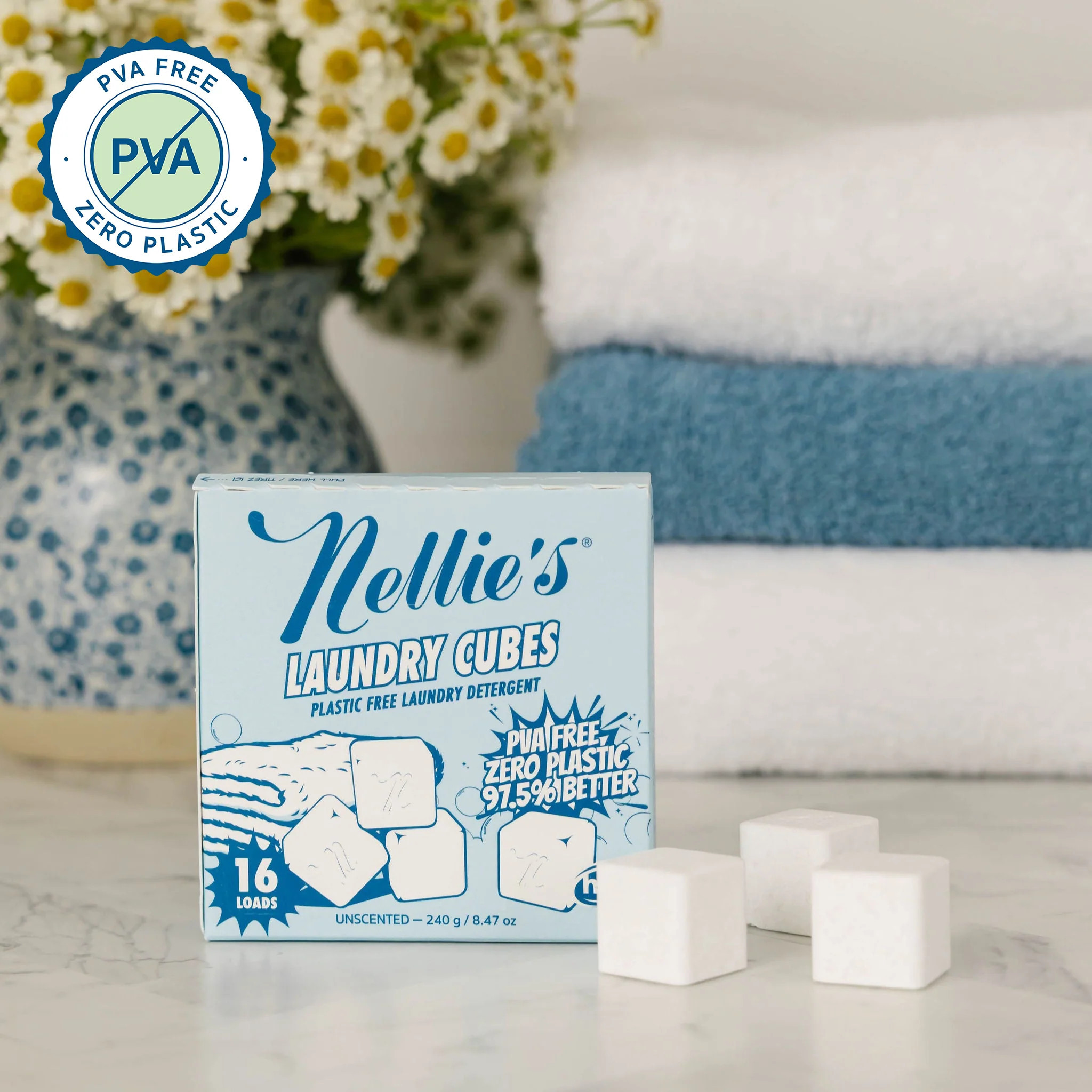Laundry Cubes 16 Cubes | Nellie's Clean