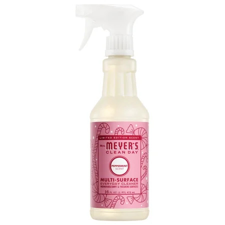 Mrs. Meyer's Clean Day Multi-Surface Everyday Cleaner, Peppermint Scent, 16 Fl Oz Bottle | Walmart (US)