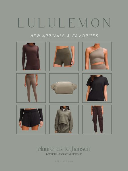 Lululemon new arrivals! I’m loving these earthy and neutral colors for the spring! The olive color is gorgeous and I love how interchangeable all of these pieces are together too! 

#LTKhome #LTKstyletip
