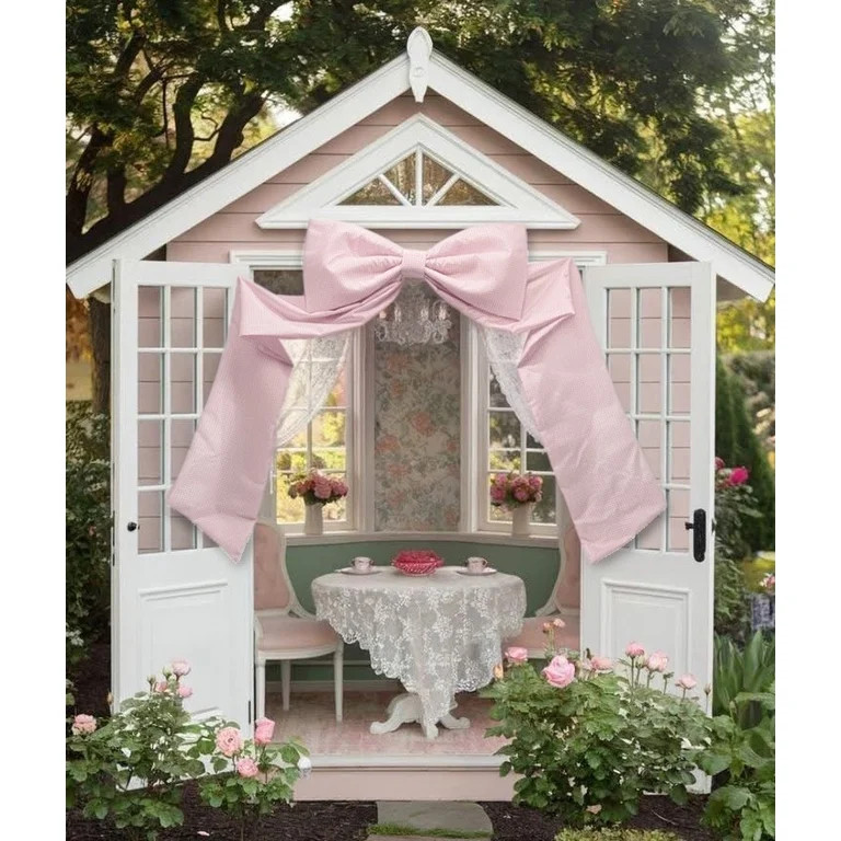 Oversized Gingham Easter Bow, Pink, 24” x 48”, by My Texas House | Walmart (US)