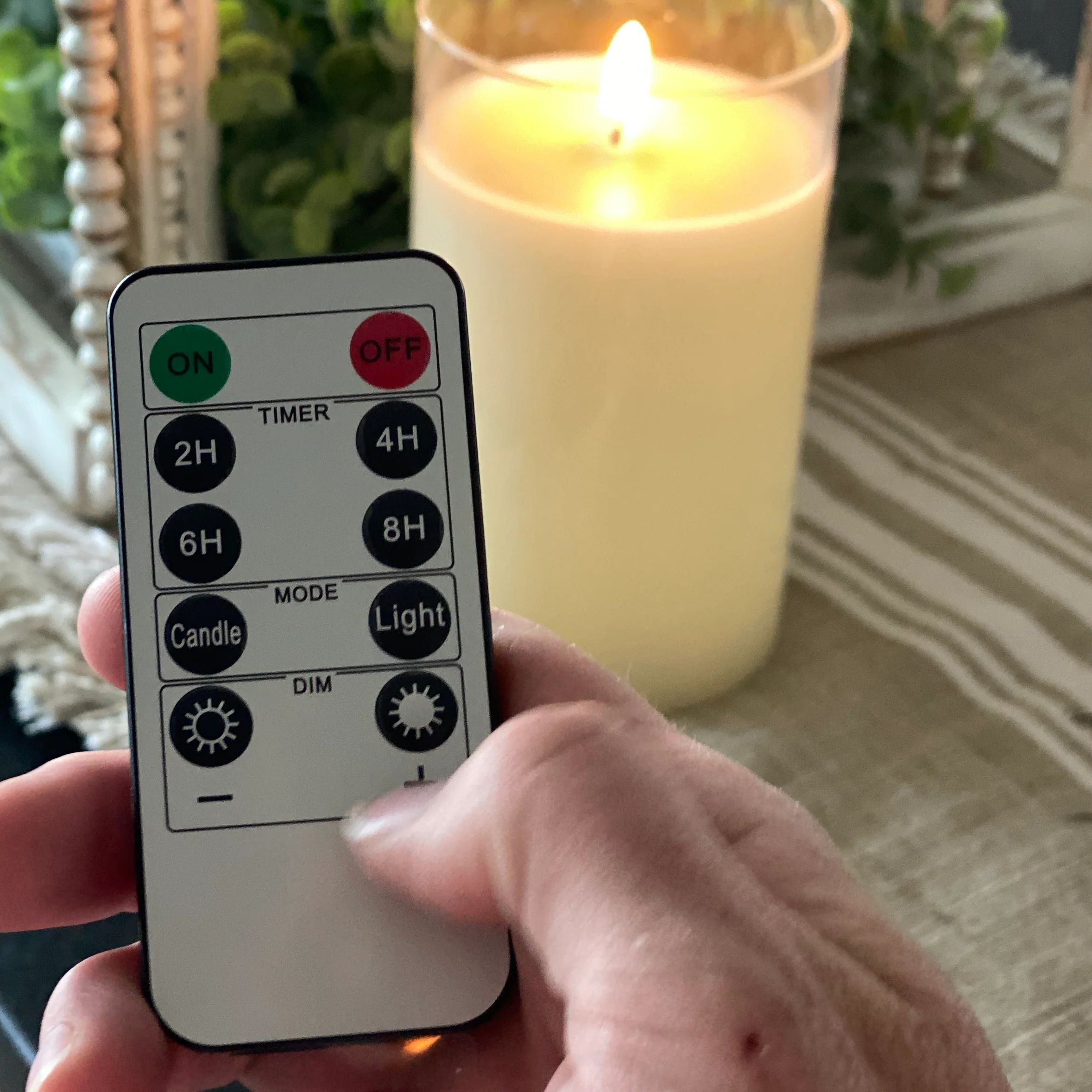 10 BUTTON REMOTE CONTROL for flameless candles | Interior Delights