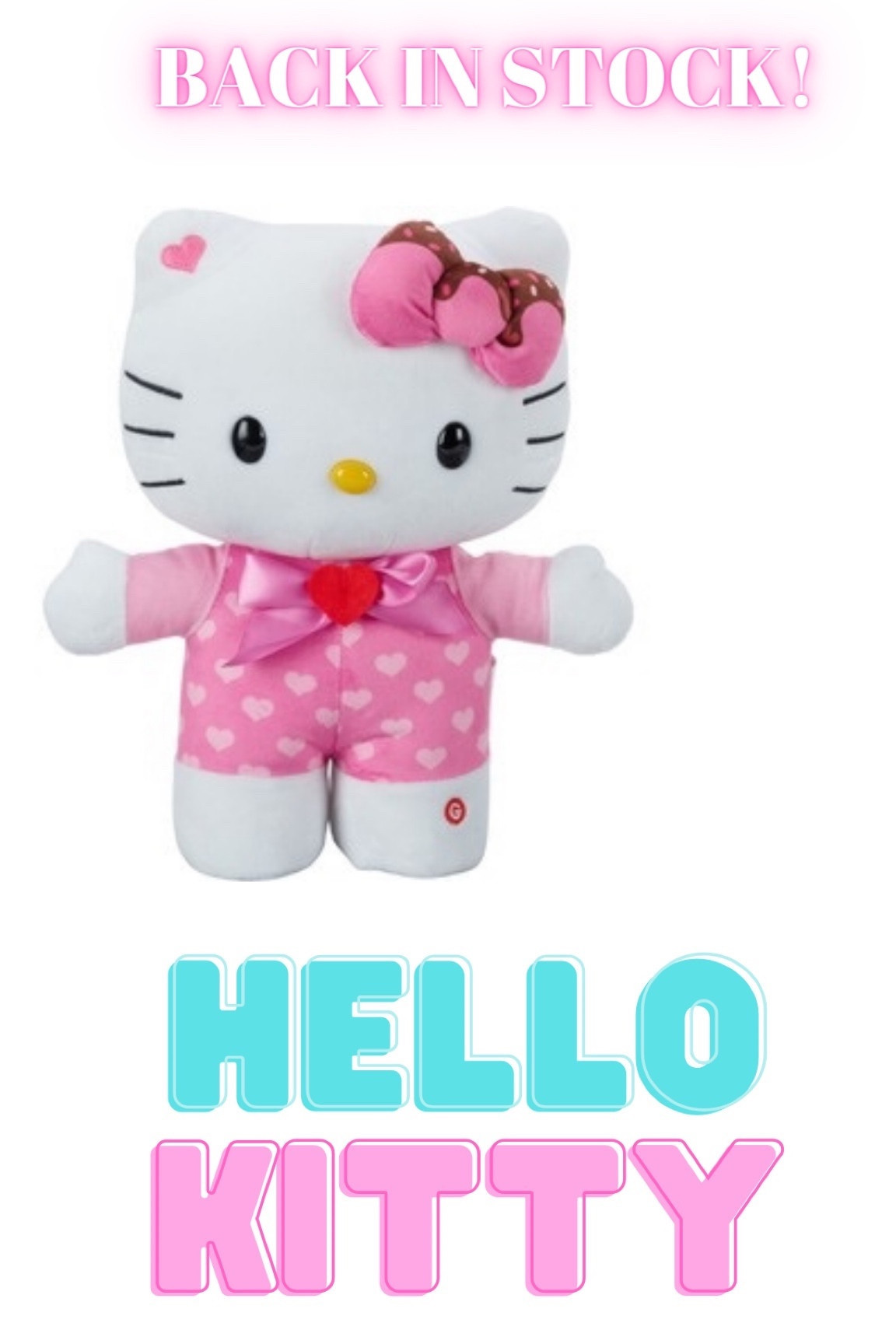 VALENTINE HELLO KITTY Stepper!

BACK IN STOCK!

Hello Kitty | Valentine Decor | Valentine | Sanrio |Girly Decor | Kids Toys | Collectibles

#LTKSeasonal #LTKGiftGuide #LTKhome